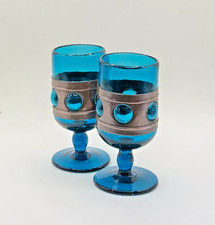 Set 2 bicchieri fatti a mano