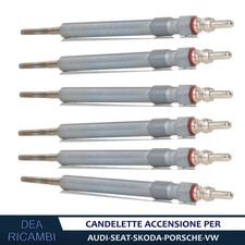 6x Candelette Accensione per