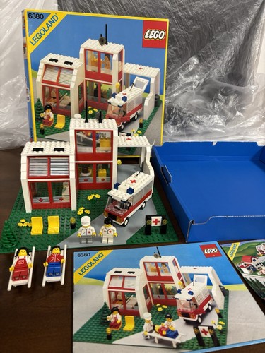 Lego 6380 ospedale completo - lego,