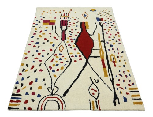 Tappeto lana 120x180 beige - 120x180,