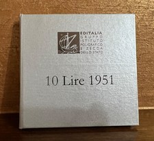 Lingottini 10 Lire 1951