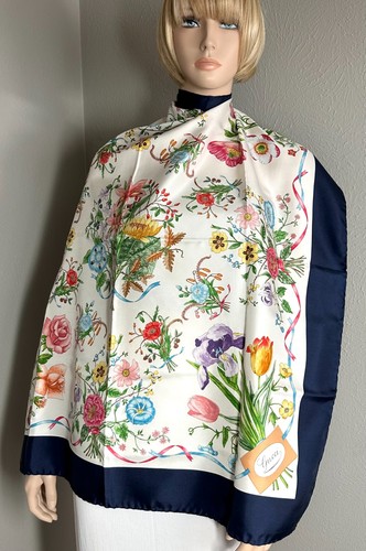 Sciarpa seta vintage gucci - sciarpa,