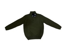 Pullover Maglione Blu Verde