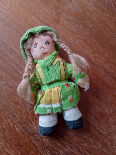 Mini bambola stoffa s - in, 's