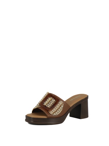 Zoccoli donna cuoio - , refresh