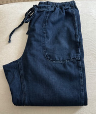 Pantaloni denim con pannelli