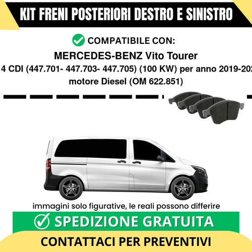 Pastiglie freno posteriori - freno,