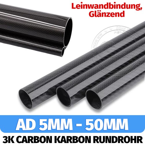 Tubo cfk 5mm - tubo, 5mm-50mm