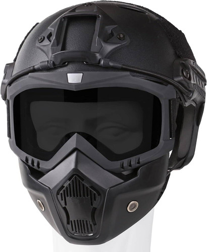 Casco maschera airsoft con - maschera, airsoft,