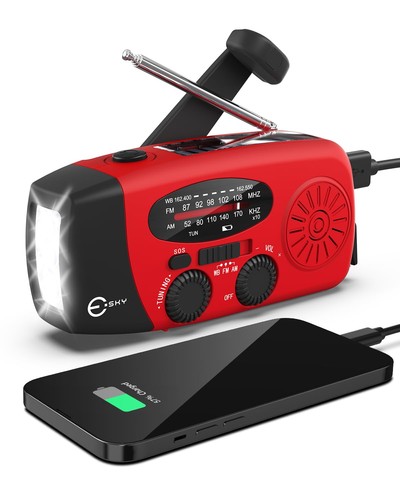Esky radio emergenza manovella - radio,