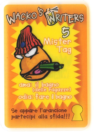 T275 wacko card - [t275], wacko's