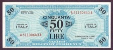 ITALIA Banconota 50 LIRE 1943A