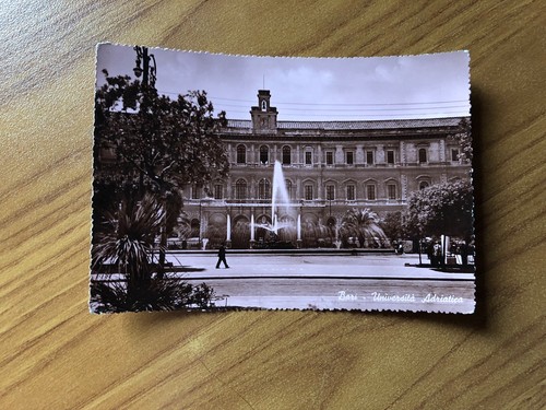 Cartolina bari universita - bari, universita'