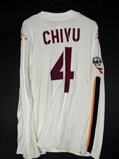 Maglia Roma Preparata Indossata Chivu serie a match worn stock pro tricouri