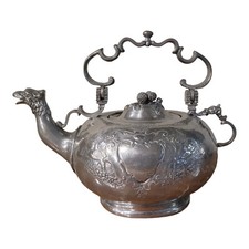 Teiera in peltro, Germania, di