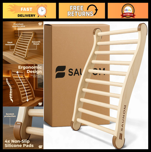 Schienale sauna ergonomico - schienale,