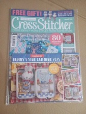 CrossStitcher,Jan 2025,80 Seasonal Designs,ideas For Xmas,FREE 2025 Calendar 