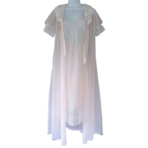 Vintage val mode rosa peignoir - vintage,
