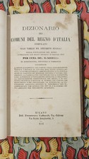Amati - Dizionario dei comuni del regno d'italia + appendice 1863/1868 Vallardi