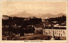 CPA AK BIELLA Piazza Quintino
