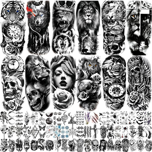 Fogli tatuaggio temporaneo - tatuaggio,