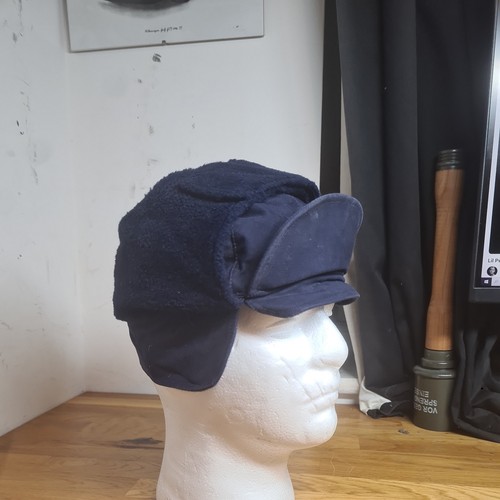 Vintage german navy winter cap - german,
