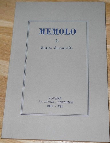 Memolo ovvero vita morte - ovvero,