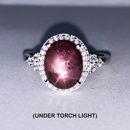 Anello ovale argento sterling