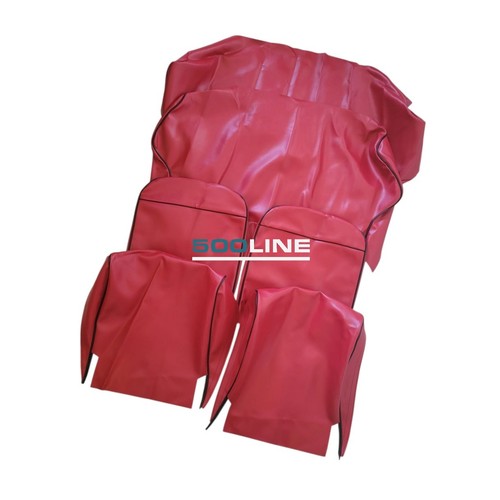 Kit fodere sedili colore rosso - kit,