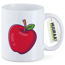 Tazza caffè mela fumetto idea
