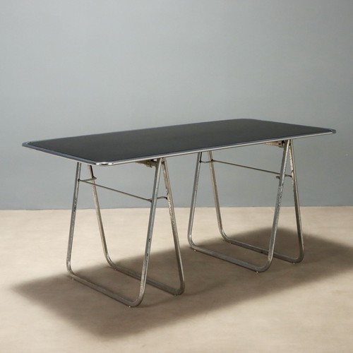 Tavolo vintage metallo - vintage, cromato