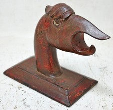 Antico di Legno Uccello Testa