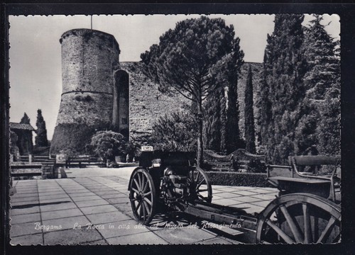 Cartolina bergamo rocca - cartolina,