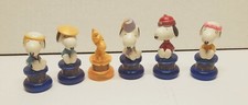 SNOOPY - 6 PUPAZZETTI A MOLLA