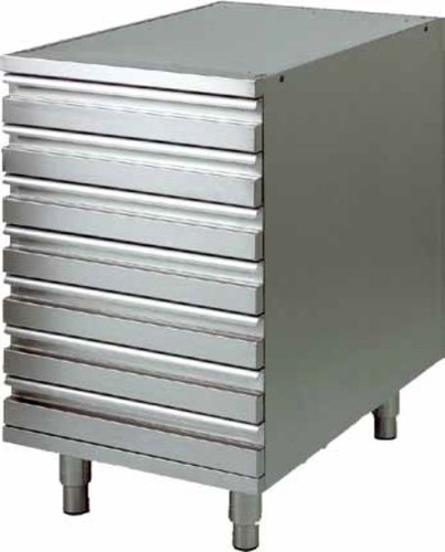 Cassettiera neutra inox - , 7