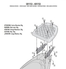SR1153 GIVI ATTACCO BAULETTO