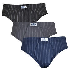 6 slip uomo in cotone fantasia a righe e  colori assortiti 