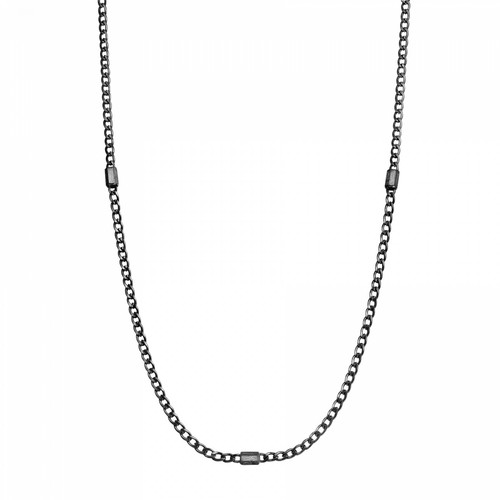 Collana uomo acciaio a - da,