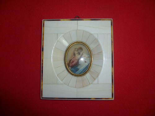 Madonna con bambino dipinta - , a