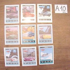 9 Figurine Esselunga Disney Pixar Cars2 Cars 2 rare A10