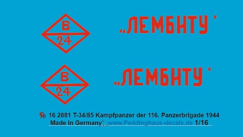 Peddinghaus decals 2881 - peddinghaus-decals,