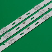 KIT 3 BARRE STRIP 8 LED TV AKAI 303HK430038 HK43D08-ZC22AG-09 AKTV4328HSMART