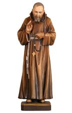 Statua di San Padre Pio in Legno della Val Gardena Varie Dimensioni