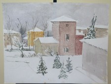 64x50 cm DIPINTO VINTAGE AD