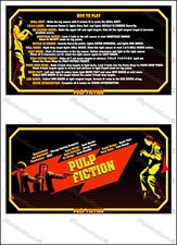 Chicago Gaming Pulp Fiction Cartes Instructions Flipper Pinball Cards FR / EN 1