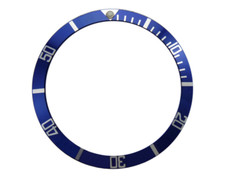 INSERTO LUNETTA PER OROLOGIO ROLEX SUBMARINER GMT CASSE ARGENTO BLU 16700 16710 16760