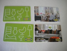 Lotto 4 schede carte regalo