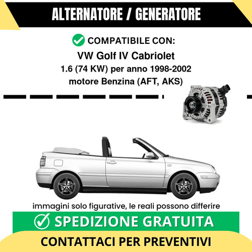 Alternatore golf iv - golf,