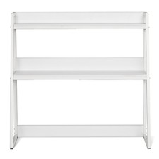 Uimoso Libreria a 2 Ripiani per Scrivania, 95 x 32 x 90 cm, Colore Bianco