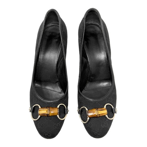 Gucci decolte nere monogram - decolte, gg